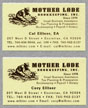 Mother Lode bus cards