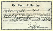 R G E Marriage Certificate