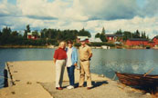 Tom and Adele at the lake