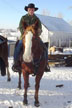 Tim on horseback